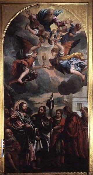 La femme de Zébédée intercédant auprès du Christ pour ses deux fils - Veronese