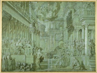 Allégorie pour célébrer la publication de la Sainte Ligue en 1571 - Veronese