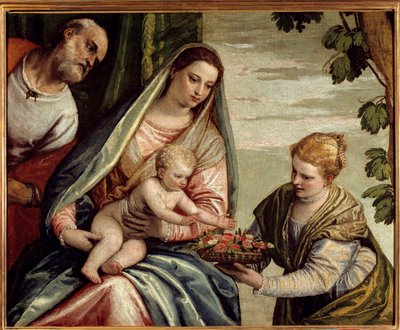 La Sainte Famille avec un donateur (Sainte Dorothée) - Veronese