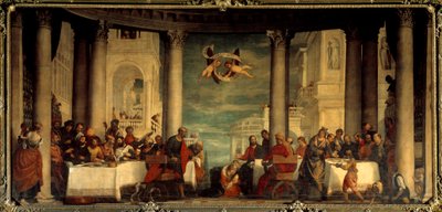 Le Repas chez Simon le Pharisien Peinture par Paolo Veronese (1528-1588) - Veronese