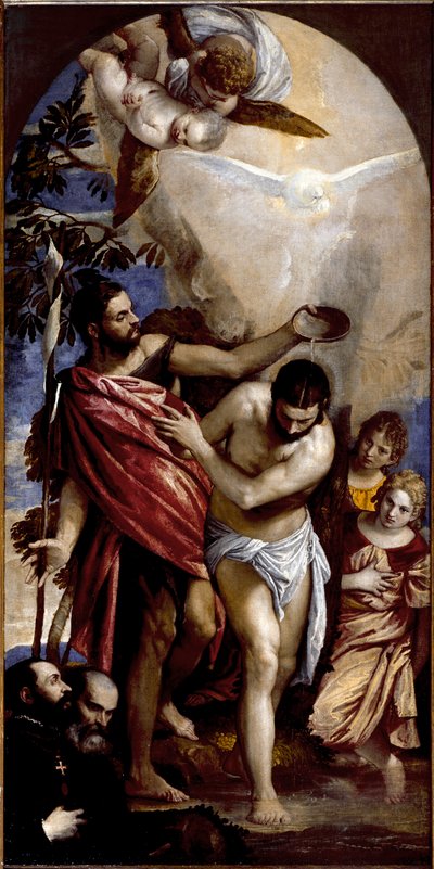 Le baptême du Christ - Veronese