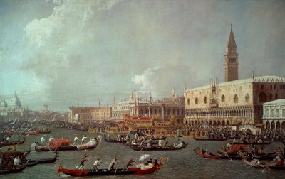 Le retour du Bucentaure au quai le jour de l