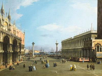 Venise, la Piazzetta avec la bibliothèque de San Marco - (1697 1768) Canaletto