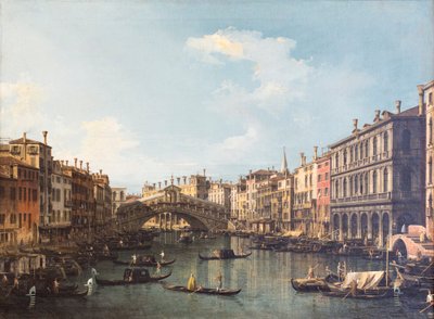 Vue de Venise avec le pont du Rialto - (1697 1768) Canaletto