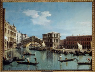Le pont du Rialto à Venise - Canaletto