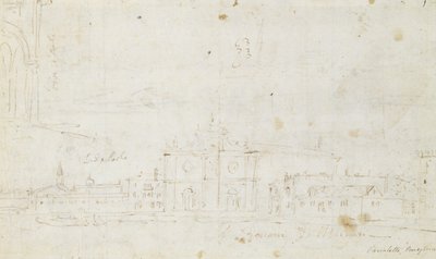 Murano : San Giovanni Dei Battuti, avec Venise au loin, vers 1735-40 - Canaletto