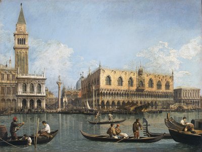 Vue du bassin de San Marco depuis la Punta della Dogana - Canaletto