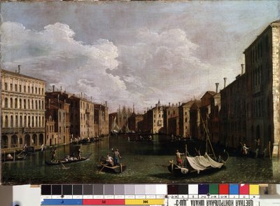 Vue sur le grand canal à Venise - Canaletto