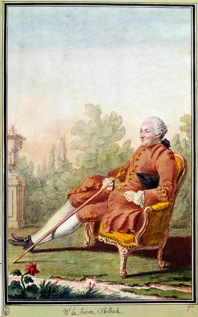 Portrait de Paul Henri Dietrich, baron d