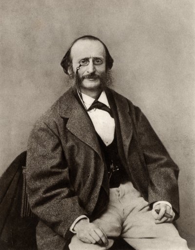 Jacques Offenbach (1819-1880) né Jakob Levy Eberst Offenbach à Cologne. Compositeur et chef d