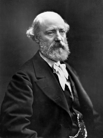 Eugène Viollet-Le-Duc, architecte français qui a restauré de nombreux monuments (Notre-Dame de Paris, château de Pierrefonds), photo de Nadar en 1878 - Nadar