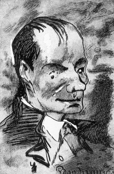 Portrait de Baudelaire - dessin par Nadar - Nadar