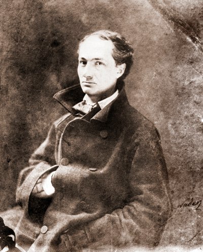 Portrait de Charles Baudelaire, écrivain (1821-1867) - Photographie par Nadar (Félix Tournachon) - Nadar