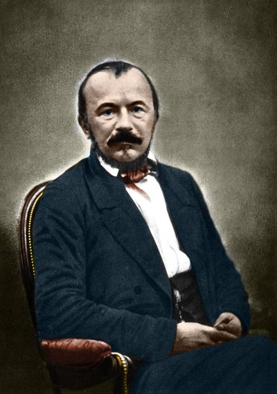 Portrait de Gérard de Nerval, écrivain français (1808-1855) - Nadar