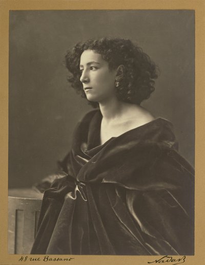 Portrait de Sarah Bernhardt en 1864 par Nadar - Nadar