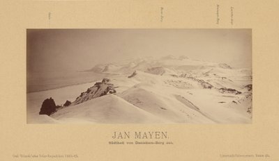 Jan Mayen, Sudtheil à partir de Danielsen-Berg. - (Linienschiffs Lieutenant) Richard Basso