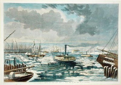 Briser la glace à New York - une vue de l