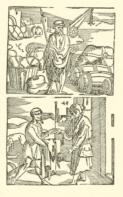 Illustration pour The Roxburghe Ballads - (after) English School