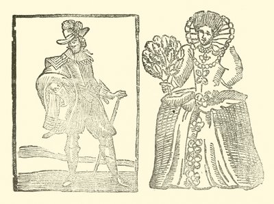 Illustration pour The Roxburghe Ballads (gravure sur bois) - (after) English School