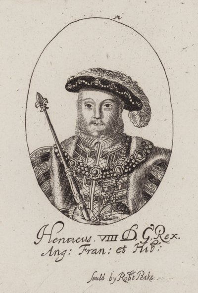 Roi Henri VIII (gravure) - (after) English School