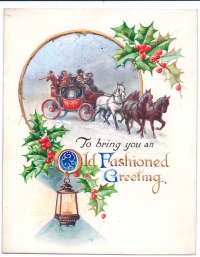 Œuvre originale pour une carte de Noël d