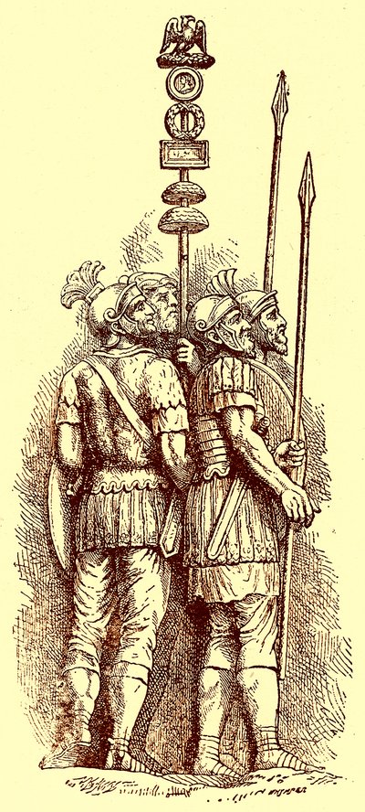 Soldats romains, illustration pour 