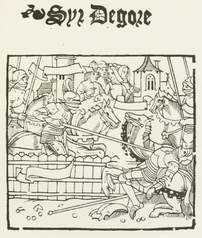 Sir Degore (gravure) - (after) English School