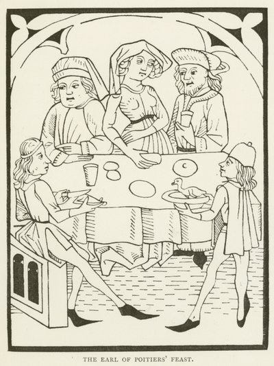 Le festin du comte de Poitiers - (after) English School