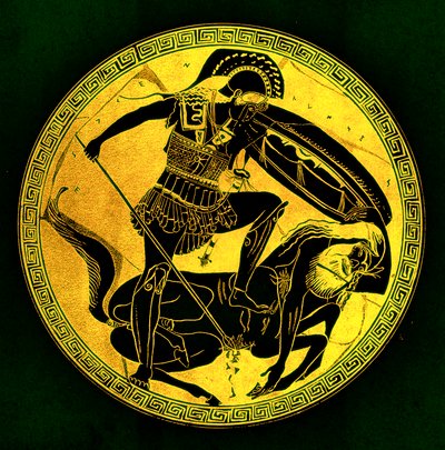 Guerrier et centaure, illustration de 