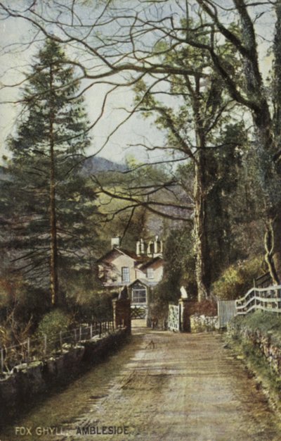 Fox Ghyll, Ambleside, Lake District (photo en couleur) - (after) English photographer