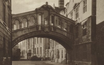 Hertford College, Le Pont - (after) English photographer