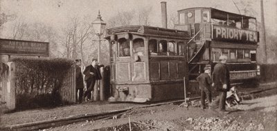 Dernier des anciens tramways à vapeur de Birmingham - (after) English photographer