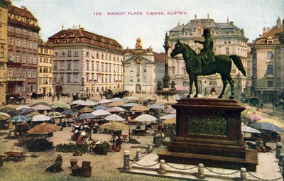 Place du marché, Vienne, Autriche - (after) English photographer