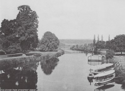 La Severn depuis le pont de Stourport - (after) English photographer