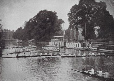 La Tamise à Oxford, Les Huit après une course - (after) English photographer