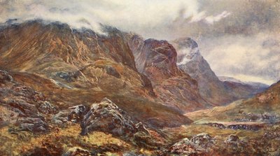 "Les trois sœurs, Glencoe (lithographie couleur) - (after) English photographer