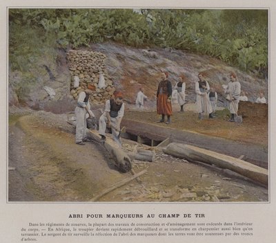 Abri pour Marqueurs au Champ de Tir - (after) French Photographer