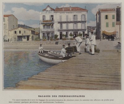 Bagages des Permissionnaires - (after) French Photographer
