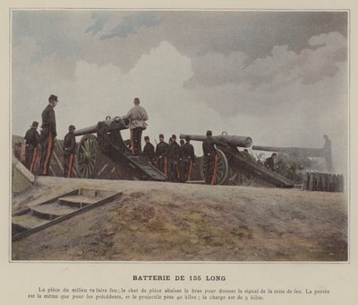 Batterie de 155 Long - (after) French Photographer