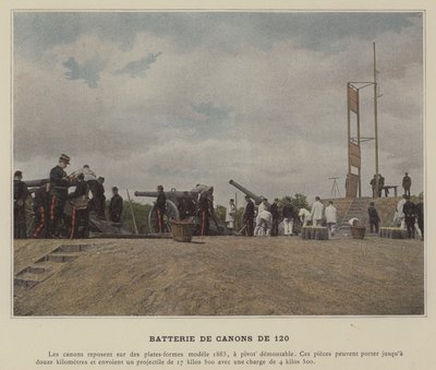 Batterie de Canons de 120 - (after) French Photographer