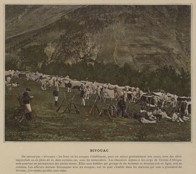 Bivouac - (after) French Photographer