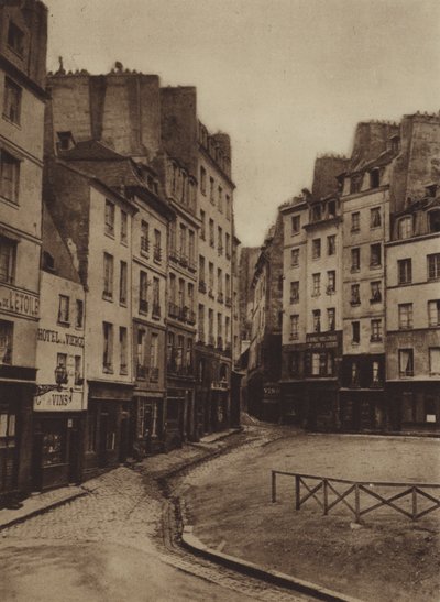 Coin des rues Jean-de-Beauvais et Lanneau - (after) French Photographer