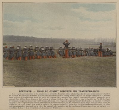 Défensive, Ligne de Combat Derrière les Tranchées-Abris - (after) French Photographer