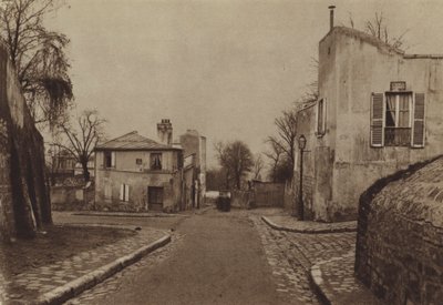 La rue Cortot et la rue de l