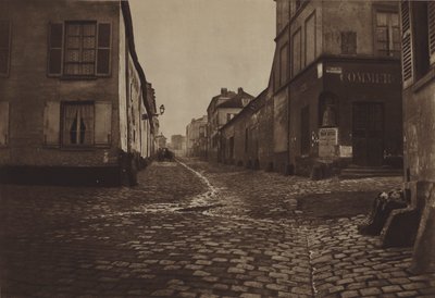 La rue du Cendrier, quartier Saint-Marcel - (after) French Photographer