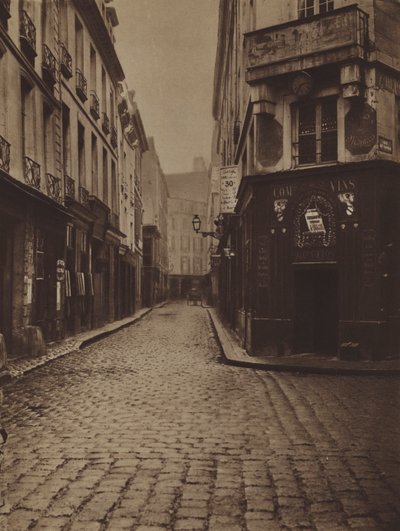 La rue du Four-Saint-Honoré, coin de la rue de Vannes - (after) French Photographer