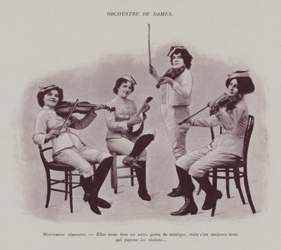Orchestre de dames - (after) French Photographer