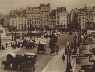 Le Pont-Neuf, vers le nord - (after) French Photographer