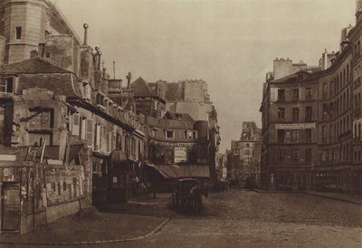 Le carré Saint-Martin, vu de la rue Réaumur - (after) French Photographer