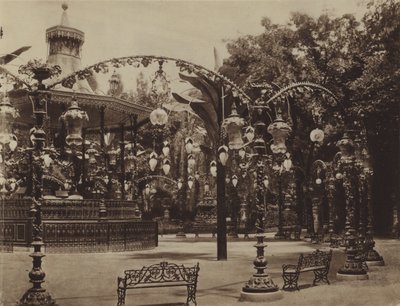 Le kiosque a musique du Jardin de Paris - (after) French Photographer